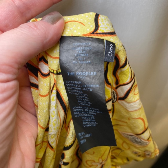 The Kooples for RTR Women’s Floral Wrap Maxi Dress  Sz 4 - Picture 10 of 12